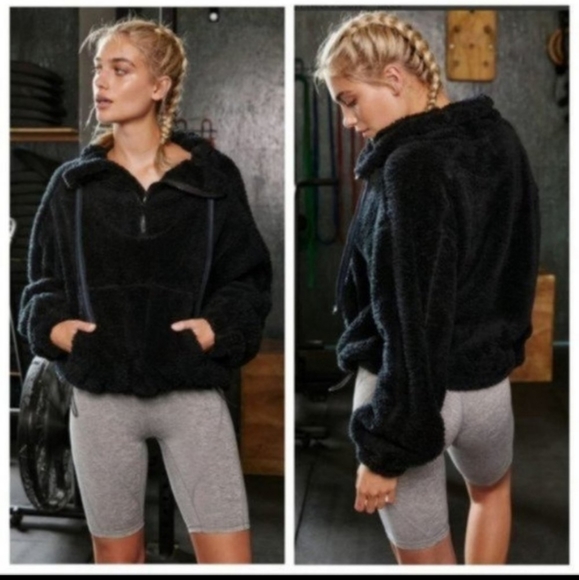 Free People Black Big Sky Jacket Small NWOT - Picture 3 of 15